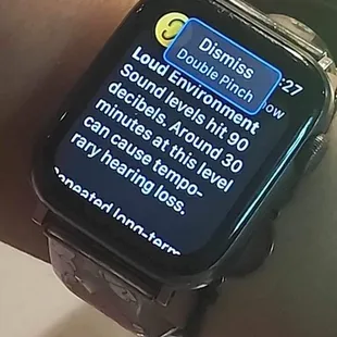 Live music was super loud and disturbing