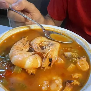 Siete  Mares soup
