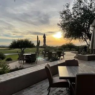 Lots of outdoor seating