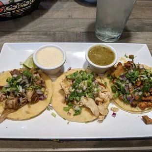 Mexican style tacos
