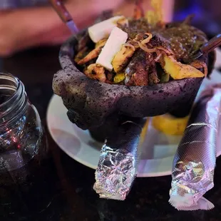 a plate of food