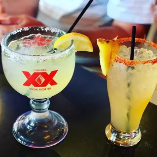 two cocktails