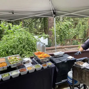 Xavier with his accoutrements