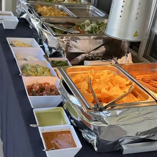 The food was presented so beautifully