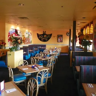 the interior of a restaurant