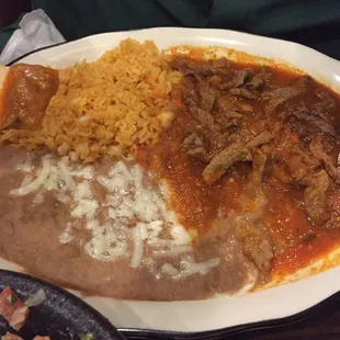 Chile Colorado! So good and kick in the sauce!!