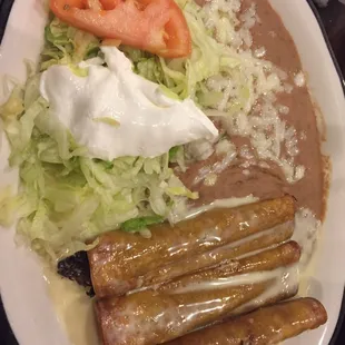 Nacho cheese flautas!