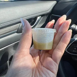 Half filled salsa