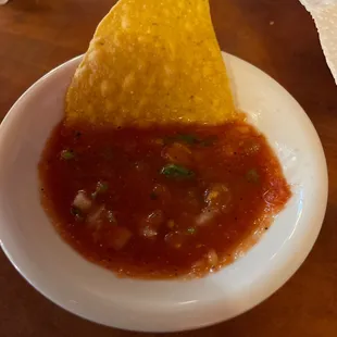 Salsa and Chip