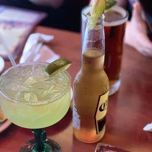 Great Margaritas Nd cold beer!