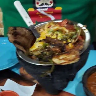 The Molcajete. Sorry about the picture.