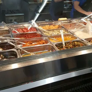 a woman preparing food