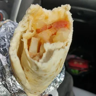 Papas con queso. No it's not a dollar for hand made tortillas!! This isn't Taco Bell last I checked.