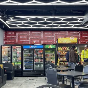 the inside of a grocery store