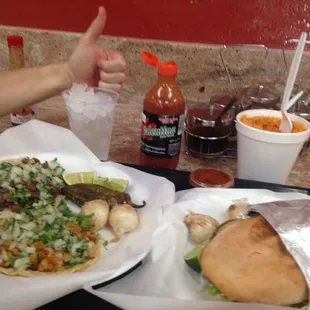 Tacos, torta &amp; rice!