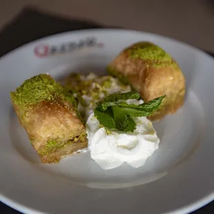 a plate of appetizers