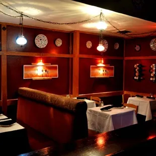 interior, sushi and sashimi