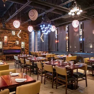 the interior of a restaurant