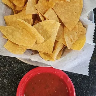 SALSA AND CHIPS