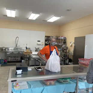 Owner and baker