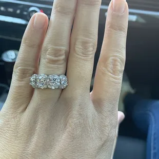 My anniversary halo band is beautiful!