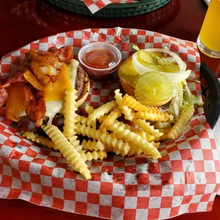 Bacon cheeseburger