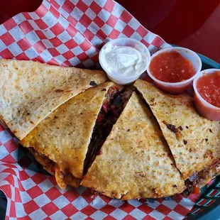 Steak quesedilla