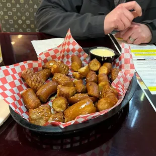 Bretzle and Bar Pretzels with Queso