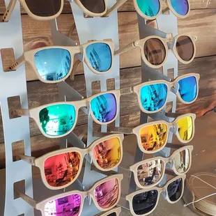 3D Printed Hemp Sunglasses.  Made locally by Hemp Vision!