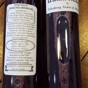 Aronia Berry Syrup! Made local by Elderberry Nectar of Nebraska.