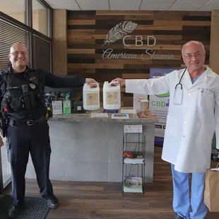 Donation to local police station!