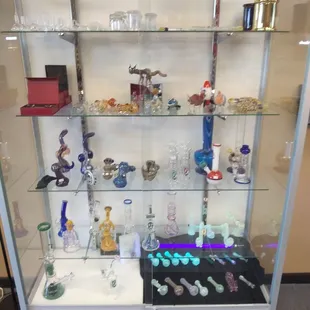 Our glass products. Only the highest quality and we have amazing products