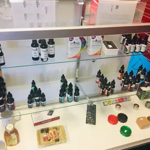 Various Tinctures from Receptra, and  Nuleaf Naturals