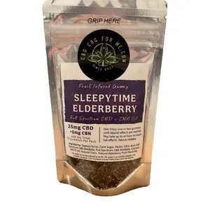 Elderberry gummies for a restful sleep
