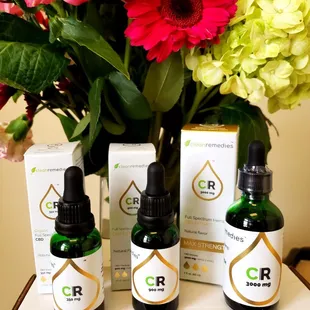 Clean Remedies Full Spectrum CBD Oil now comes in 3 strengths! 
1. NEW!  350mg - 30ml bottle
2. 900mg - 30ml bottle 
3. 3000mg - 60ml bottle