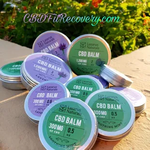 New Lazarus Naturals Full Spectrum CBD Balm.  
300mg &amp; 1200mg! 
CBDFitRecovery.com