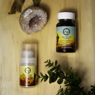 CBD Muscle &amp; Joint Capsules &amp; Hot Cream
