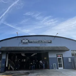 the outside of the building