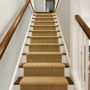 a staircase in a home