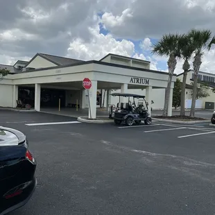 Entrance to The Atrium off of Pebble Beach Road