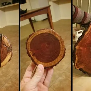 It's amazing how each mesquite piece turns out different every time.