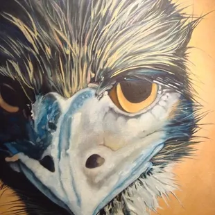 Susan Downs's paintings of birds are inspired by the creatures on her farm. Photo by Jennifer Litz.