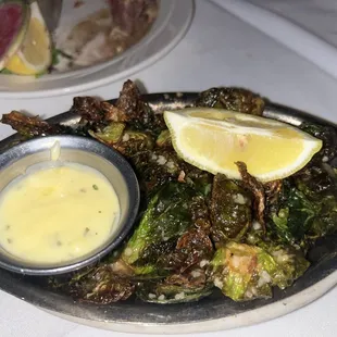 Fried brussel sprouts