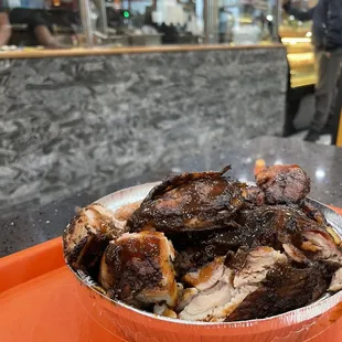 Medium Jerk Chicken plate.