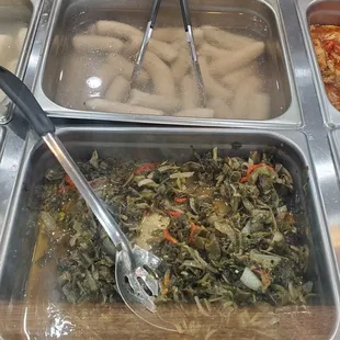 a variety of food items