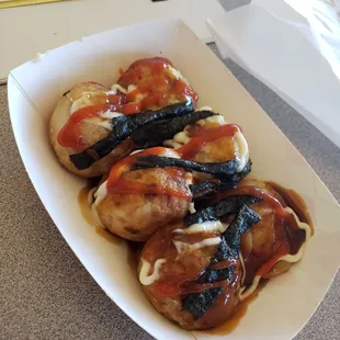 Taste is there. But its super soggy. (Added sriracha myself)