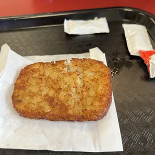 Ummm tater tot heavy on the oil.