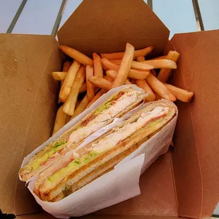 Iron Chicken Panini with Fries