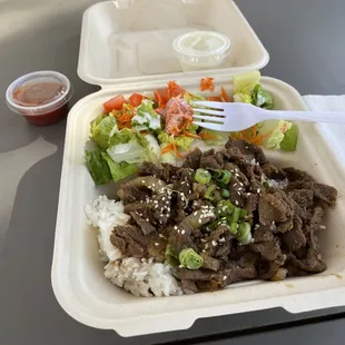 KBBQ over White Rice