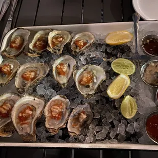 Dozen oysters